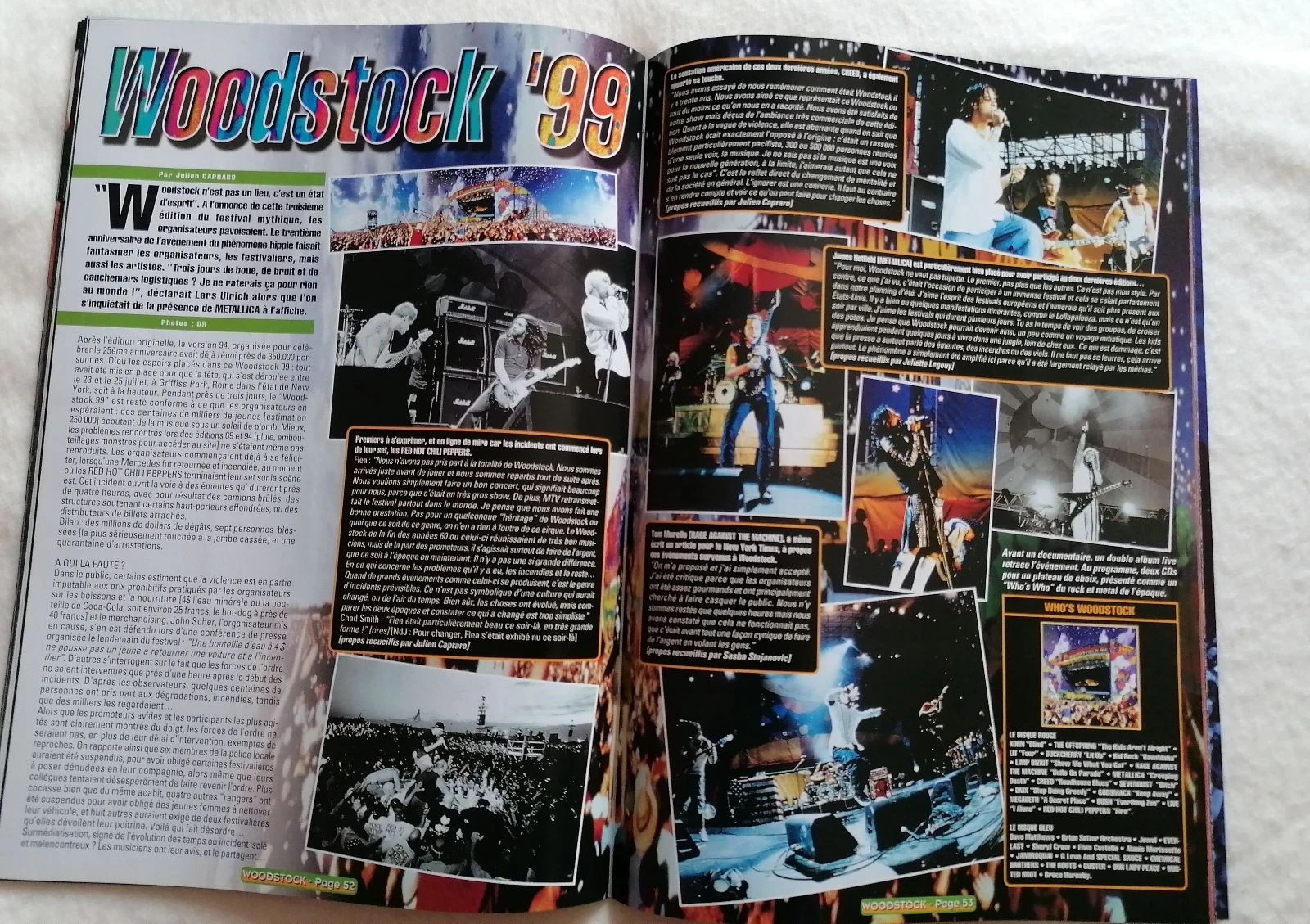 Magazine Hard Force 1999 Metallica – photo 7